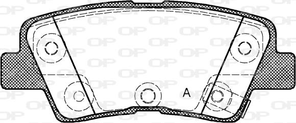 Open Parts BPA1362.42 - Bremsbelagsatz, Scheibenbremse alexcarstop-ersatzteile.com