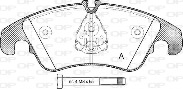 Open Parts BPA1304.10 - Bremsbelagsatz, Scheibenbremse alexcarstop-ersatzteile.com