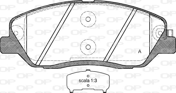 Open Parts BPA1226.02 - Bremsbelagsatz, Scheibenbremse alexcarstop-ersatzteile.com