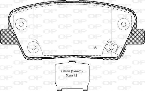 HELLA 8DB 355 036-071 - Bremsbelagsatz, Scheibenbremse alexcarstop-ersatzteile.com