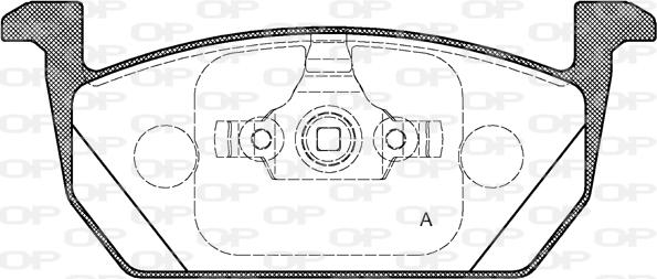 Open Parts BPA1710.00 - Bremsbelagsatz, Scheibenbremse alexcarstop-ersatzteile.com