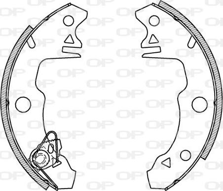 Open Parts BSA2005.00 - Bremsbackensatz alexcarstop-ersatzteile.com