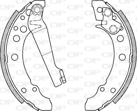 Open Parts BSA2013.00 - Bremsbackensatz alexcarstop-ersatzteile.com