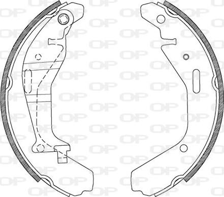 Open Parts BSA2112.00 - Bremsbackensatz alexcarstop-ersatzteile.com