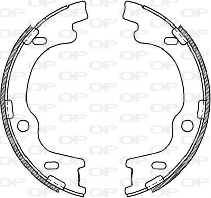 Open Parts BSA2184.00 - Bremsbackensatz alexcarstop-ersatzteile.com