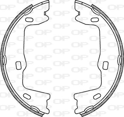 Open Parts BSA2176.00 - Bremsbackensatz alexcarstop-ersatzteile.com