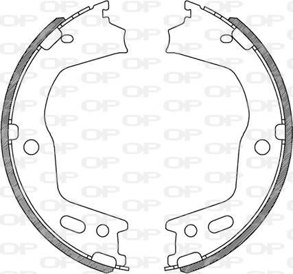 Open Parts BSA2248.00 - Bremsbackensatz alexcarstop-ersatzteile.com