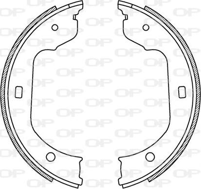 Open Parts BSA2213.00 - Bremsbackensatz alexcarstop-ersatzteile.com