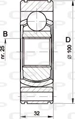 Open Parts CVJ5419.20 - Gelenksatz, Antriebswelle alexcarstop-ersatzteile.com