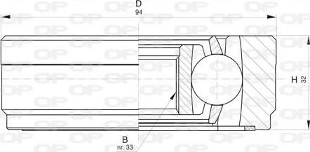 Open Parts CVJ5814.20 - Gelenksatz, Antriebswelle alexcarstop-ersatzteile.com