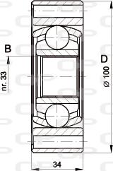 Open Parts CVJ5398.20 - Gelenksatz, Antriebswelle alexcarstop-ersatzteile.com