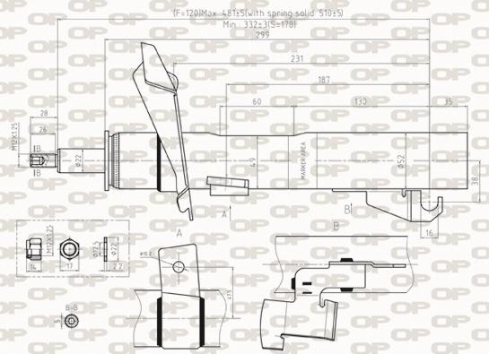 Open Parts SAB8489.31 - Stoßdämpfer alexcarstop-ersatzteile.com