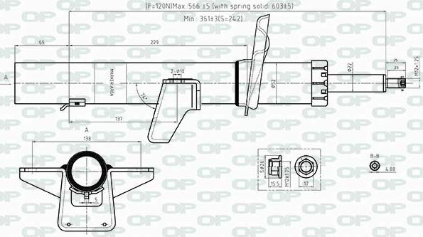 Open Parts SAB8535.32 - Stoßdämpfer alexcarstop-ersatzteile.com