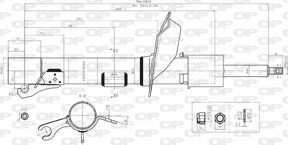 Open Parts SAB8060.31 - Stoßdämpfer alexcarstop-ersatzteile.com