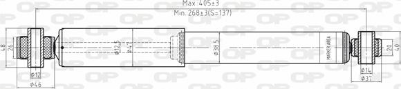 Open Parts SAB8004.32 - Stoßdämpfer alexcarstop-ersatzteile.com