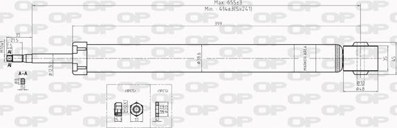 Open Parts SAB8014.32 - Stoßdämpfer alexcarstop-ersatzteile.com