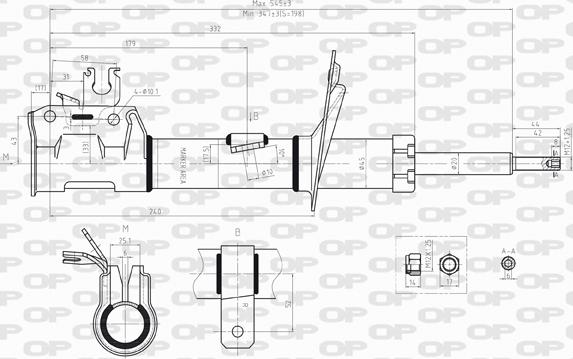 Open Parts SAB8010.31 - Stoßdämpfer alexcarstop-ersatzteile.com