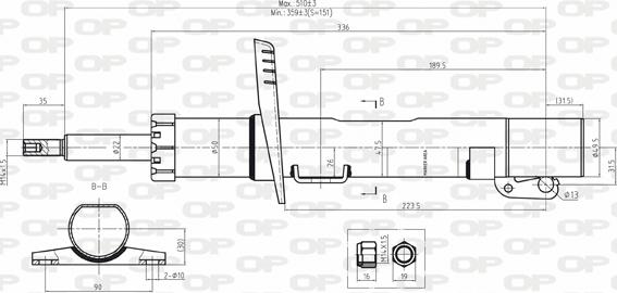 Open Parts SAB8029.31 - Stoßdämpfer alexcarstop-ersatzteile.com