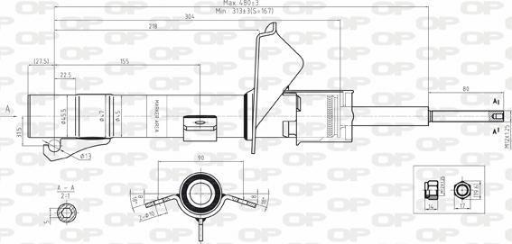 Open Parts SAB8103.31 - Stoßdämpfer alexcarstop-ersatzteile.com