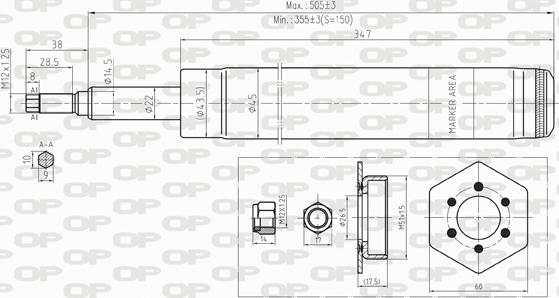 Open Parts SAB8244.11 - Stoßdämpfer alexcarstop-ersatzteile.com