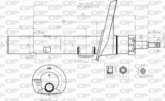 Open Parts SAB8207.31 - Stoßdämpfer alexcarstop-ersatzteile.com