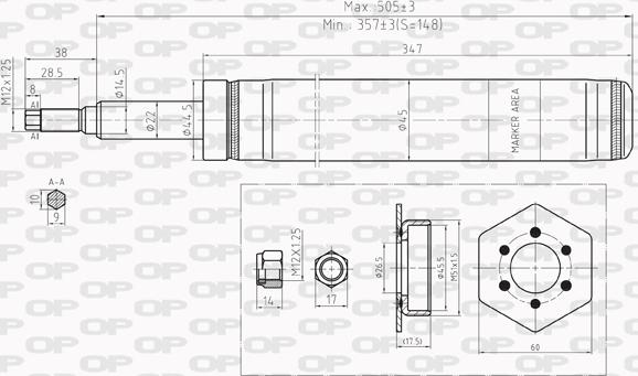 Open Parts SAB8212.31 - Stoßdämpfer alexcarstop-ersatzteile.com