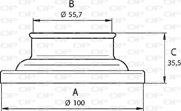 Open Parts SJK7213.00 - Faltenbalg, Antriebswelle alexcarstop-ersatzteile.com