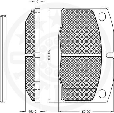 Optimal 9524 - Bremsbelagsatz, Scheibenbremse alexcarstop-ersatzteile.com