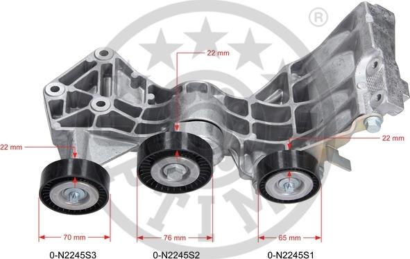 Optimal 0-N2245 - Riemenspanner, Keilrippenriemen alexcarstop-ersatzteile.com