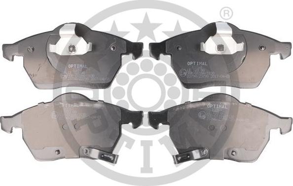 Optimal 10263 - Bremsbelagsatz, Scheibenbremse alexcarstop-ersatzteile.com