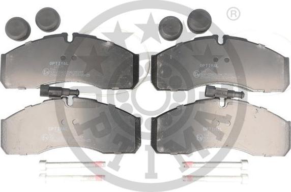 Optimal 12739 - Bremsbelagsatz, Scheibenbremse alexcarstop-ersatzteile.com