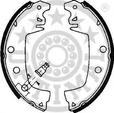 Optimal BB-6551 - Bremsbackensatz alexcarstop-ersatzteile.com