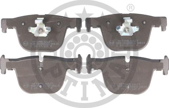 Optimal BP-12627 - Bremsbelagsatz, Scheibenbremse alexcarstop-ersatzteile.com