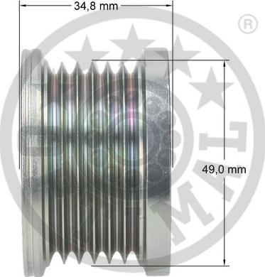 Optimal F5-1051 - Riemenscheibe, Generator alexcarstop-ersatzteile.com