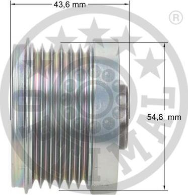 Optimal F5-1072 - Riemenscheibe, Generator alexcarstop-ersatzteile.com