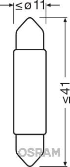 Osram 6441CW-01B - Glühlampe, Innenraumleuchte alexcarstop-ersatzteile.com