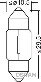 Osram 6438 - Glühlampe, Innenraumleuchte alexcarstop-ersatzteile.com