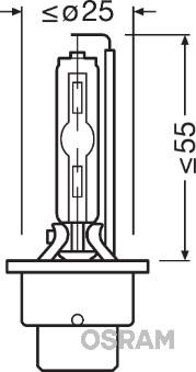 Osram 66240CLC - Glühlampe, Fernscheinwerfer alexcarstop-ersatzteile.com