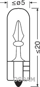 Osram 2723 - Glühlampe, Instrumentenbeleuchtung alexcarstop-ersatzteile.com