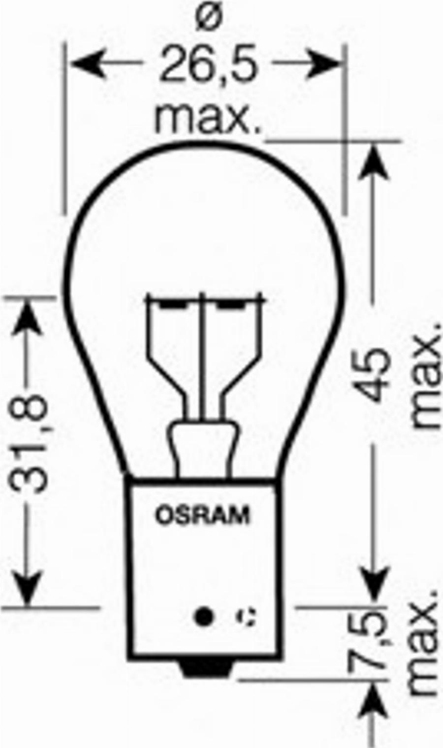 Osram 7511LTS-02B - Glühlampe, Tagfahrleuchte alexcarstop-ersatzteile.com