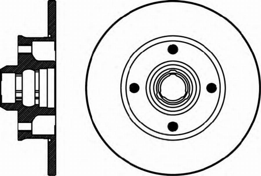 Pagid 53911PRO - Bremsscheibe alexcarstop-ersatzteile.com