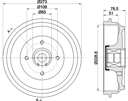 Pagid 61382 - Bremstrommel alexcarstop-ersatzteile.com