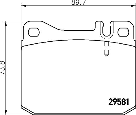 Pagid C5006 - Bremsbelagsatz, Scheibenbremse alexcarstop-ersatzteile.com