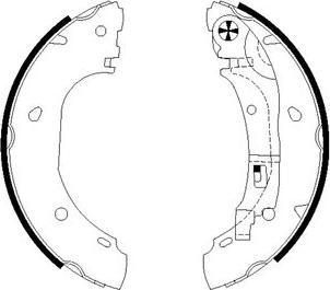 Pagid H9635 - Bremsbackensatz alexcarstop-ersatzteile.com