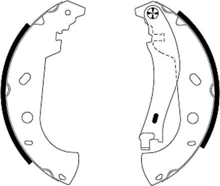 Pagid H9080 - Bremsbackensatz alexcarstop-ersatzteile.com