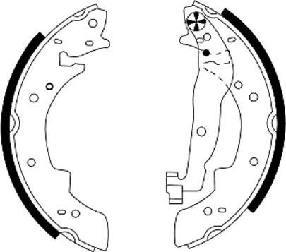 Pagid H9205 - Bremsbackensatz alexcarstop-ersatzteile.com