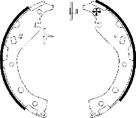 Pagid H9745 - Bremsbackensatz alexcarstop-ersatzteile.com