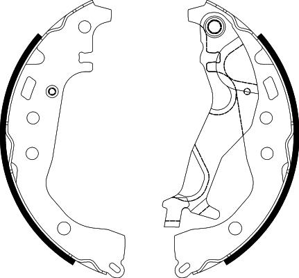 Pagid H1028 - Bremsbackensatz alexcarstop-ersatzteile.com