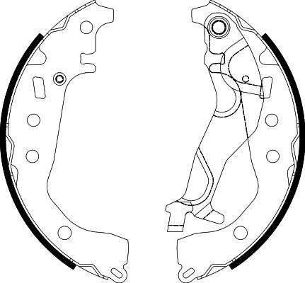 Pagid H1027 - Bremsbackensatz alexcarstop-ersatzteile.com