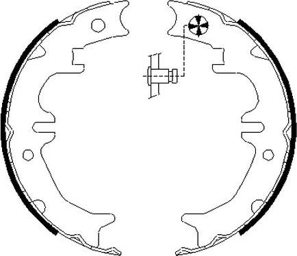 Pagid H1813 - Bremsbackensatz, Feststellbremse alexcarstop-ersatzteile.com